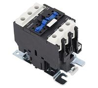 Electromagnetic switch Contactor Electrical Contactor, ABS Red Copper Flame Retardant Silver Alloy Power Contactor for Electrical Power Application Industrial Electrics Parts & Spare Parts