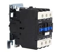 Electromagnetic switch Contactor Electrical Contactor, ABS Red Copper Flame Retardant Silver Alloy Power Contactor for Electrical Power Application Industrial Electrics Parts & Spare Parts