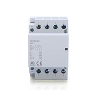 Electromagnetic switch Contactor HCH 8S-63 4 0a 100a Modular Contactors 4p 63a 4no 4NC 2NO2NC 220V 110V 24V Domestic Automatic Contactor DIN Rail Type IKT 50/60 Hz Industrial Electrics Electrical Inst