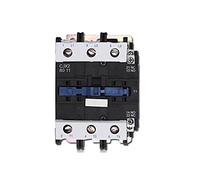 Electromagnetic switch Contactor LC1D AC.Contactor 3-Phase CJX2-8011 80A.Silver Point Copper coils 2 4V 36V 110V 220V 380V Parts & Spare Parts (Color : 220v)