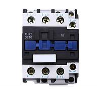 Electromagnetic switch Contactor LC1D AC Contactors CJX2-3210 32A No. 3- Phase DIN Rail Mount Electrical Power 2 4V 36V 110V 220V 380V Industrial Electrics (Color : 220v)