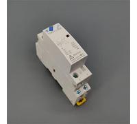 Electromagnetic switch Contactor TECT1 2P 25A DC12V 24V Coil 220V/230V 50/60Hz Din Rail Household AC Modular Contactors 2no Industrial Electrics (Color : Onecolor)