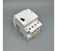 Electromagnetic switch Contactor TECT1 4P 63A 220V/230V 50/60Hz Din Rail Household AC Modular Contactors with Manual Control Switch 4no or 2no 2nc or 4nc Industrial Electrics (Color : 4no)