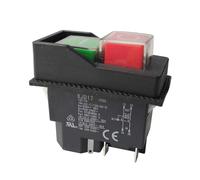 Electromagnetic Switch, KJD17 Waterproof Electromagnetic Switch 5 Pin 220V 16A Push Button Switch ON/OFF for Electric Cement Concrete Mixer