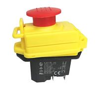 Electromagnetic Switch, KJD17B Electromagnetic 220V 2HP Safety Pressure Switch with Emergency Stop Cover