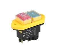 Electromagnetic Switch Waterproof IP55 On Off Red Green Button 4/5 Pin 110/220V Power Cut And Under Voltage Protection YCZ3-A IDGTTLDF(4 Pins,110V)