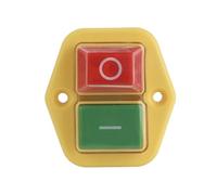 Electromagnetic Switch YH02-A Diamond-Shaped AC220V 16A Electromagnetic Start Button Machine Tool Accessories 4PIN 5PIN(YH02-A Diamond,5PIN)