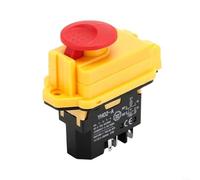 Electromagnetic Switch YH02A, 5 Pins Industrial Electromagnetic Switch, Waterproof ON/OFF Push Button, For Circuit Safety
