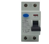 Electromagnetic Type Residual Current Circuit Breaker Differential Breaker2P 63A Type A RCCB RCD 6KA 110V 230V 400V 30mA(A Class EM Type,2P32A100MA)