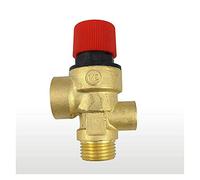 Electromagnetic Valve DN15 G1/2 inch Brass Pressure Relief Valve for Water Heater Boiler Hot Water Tank Safety Valve Control Value 1.5-8 Bar Valve deflator (Specification:7 bar) (Color : 3 bar)