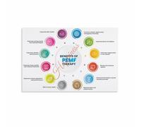 Electromagnetic Wellness Reference Poster for Alternative Health Learning Space