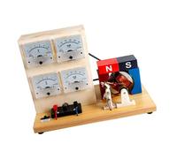 Electromagnetics Equipment Demonstration Tool Hand Cranked Generator Model Physics Teaching Aid for School Laboratory Physics Teaching Tool