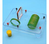 Electromagnetism Experiment Kit for Physics, Classroom Demonstration Tool, Coil and Magnet Set for Electromagnetic Induction and Magnetic Field Learning