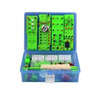 Electromagnetism Experiment Kit Physics Circuits Learning Starter Kit with Ammeter Voltmeter Etc Physics Experiment Equipment Suitable for Electromagnetism Exploration