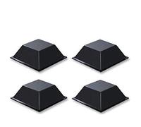 ElectromartUK 4 X SELF ADHESIVE STICK ON RUBBER FEET 21MM X 21MM X 8MM