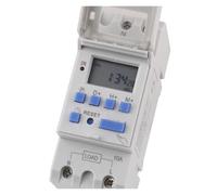Electronic 7 Days Programmable Digital TIME Relay Timer Switch Control AC 220V 230V 12V 24V 6-30A Din Rail Mount THC15A(1NO 12V)