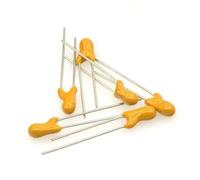 Electronic Accessories 100 PCS 10uF 16V 106 DIP-2 Radial Tantalum Capacitor 16v10uf Electronic devices