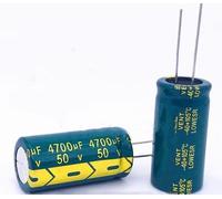 Electronic Accessories 100pcs-20pcs 4700uF 50V 18 * 35mm Electrolytic Capacitor 50v 4700uf Electrolytic Capacitors 105 Centigrade (Size : 20pcs)