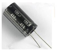 Electronic Accessories 100pcs 450V100uF 100UF 450V Electrolytic capacitors and ROHS 18 * 30mm Electronic devices