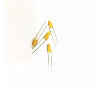 Electronic Accessories 100PCS-500PCS 25V1UF DIP2 Tantalum Capacitor 1UF 25V (Size : 100PCS)