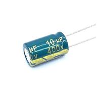 Electronic Accessories 100pcs/lot 10uf400V Aluminum electrolytic Capacitor Size 10 * 17mm 400V 10uf 20% Electronic devices