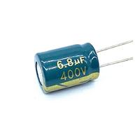 Electronic Accessories 200pcs/lot 6.8UF high Frequency Low impedance 400V 6.8UF Aluminum electrolytic Capacitor Size 10 * 13mm 20%