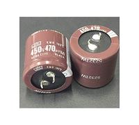 Electronic Accessories 2pcs 470uF 450V Nippon NCC KMR Series 35x35mm Downsized 450V470uF Aluminum Electrolytic Capacitor Components Component