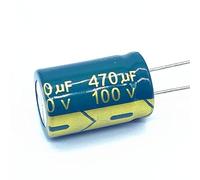 Electronic Accessories 4pcs/lot 100v 470UF Low ESR/Impedance high Frequency Aluminum electrolytic Capacitor Size 16X25 470UF 20%