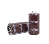 Electronic Accessories Capacitors 28PCS-2PCS Electrolytic Capacitor, 400v 1000uf 1000uf 400v1000uf Volume 35 * 60MM AMNzOgOdL (Size : 1000uf 400v 2PCS)