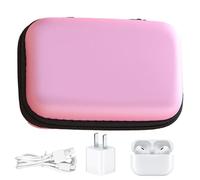 Electronic Accessories Organizer - Travel Gadget Pouch, Zipper Cable Case | Compact Tech Storage Bag for Earphones, USB Cables, Earbuds, Chargers, Daily Commute Device Holder for Office and Travel