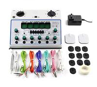 Electronic Acupuncture Apparatus, EMS Electroacupuncture Muscle Stimulator with 6 Output Channel Low Frequency Pulse for Relaxing Muscles and Physiotherapy, GWYYEUK