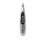 Electronic Acupuncture Massage Pen, 3 Intensity Modes, Silver