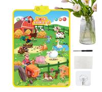 Electronic Alphabet Learning Wall Chart,Musical Speech Education Toy,Electronic Interactive Speech Talking Poster,Sound-Based Letter Guide,Musical Speechs Education Toy for Nursery Age 3 4 5+