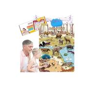 Electronic Alphabet Wall Chart,2025New Talking Wall Chart for Kids,English Learning Poster with Sounds,Interactive Songs,Abcs,Numbers,Animal Words&Piano,Touch to Learn No Screen Required,for Toddlers