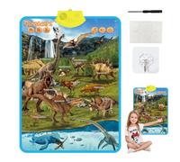 Electronic Alphabet Wall Chart - PVC 41x55.5cm Size, Musical Learning Poster, Talking Speech Chart | Educational Toy For Kids 2-4 Years, Birthday, Interactive Letters Numbers Fun