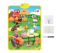 Electronic Alphabet Wall Chart - Touch-Sensitive Poster, Educational Sound Toy | Kids’ Talking Learning Board, Music Speech Chart for Early Education for Bedroom Study Nook