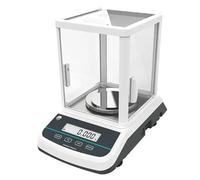 Electronic Analytical Balance, High Precision Lab Scale with Calibration Weight and Dual LCD Display, 0.001g Accuracy and Stainless Steel Weighing Pan, For Lab Pharmacy, Jewelry Store (200g /1mg)