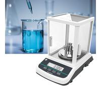 Electronic Analytical Balance, Lab Scale with Calibration Weight and Dual LCD Display, 0.001G Accuracy and Stainless Steel Weighing Pan, for Lab Pharmacy, Jewelry Store (300g)
