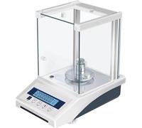 Electronic Analytical Balance, Precision Scale 0.0001G, With Lcd Display/Data Output/External Calibration/Windshield, For Jewelry Store,size_name-220g/0.0001g