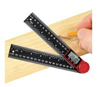 Electronic Angle Measuring Instrument - Digital LCD Ruler, Multifunctional Gauge, Compact Shockproof Housing, Comfortable Grip | Accurate Measuring Equipment For The Alignment Of Tiles In The B