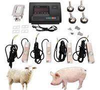 Electronic Animal Scale Kit, High Precision Load Cell for Weighing Cattle, Goats, Pigs, Horses, Sheep - LCD Backlight Display, Livestock Weight Measurement