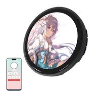 Electronic Anime Badge Pin with Photo & GIF Transfer, 1.8-inch HD Touchscreen Digital Badge - Unique Electronic Christmas Gift for Anime Fans, Ideal for Backpacks and Conventions