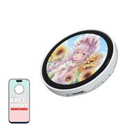 Electronic Anime Pin with HD Touchscreen - Digital Photo Pixel Display Christmas Gift, Custom Kawaii Badge for Backpacks and Conventions Photo LOGO Name Tag pins