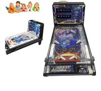 Electronic Arcade Pro Pinball Games for Kids, Portable Retro Pinball Machine with Lights and Sounds, Indoor Table Ball Shooting Toy for Birthday Party Gift with Scorer