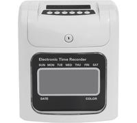 Electronic Attendance Machine, Digital Attendance Recorder, with Front and Back Recognition, Two-colour Printing and Automatic Suction & Retreat Functions, For Office Staff