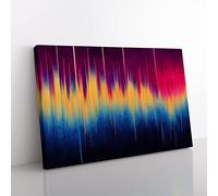 Electronic Audio Sound Bar Vol.2 Abstract Canvas Wall Art Print Ready to Hang, Framed Picture for Living Room Bedroom Home Office Décor, 76x50 cm (30x20 Inch)