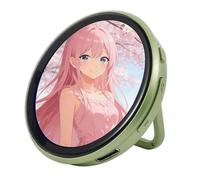 Electronic Badge Digital Display Pin - 1.85" HD Digital Photo Frame Pin with Audio | Supports GIF, Video & Image Wireless Transfer | DIY Wearable Smart Media Display for ACGN, Concerts, Events