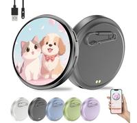 Electronic Badge Digital Display Pin, With Photo Video Gif,Rechargeable & Bluetooth 6.0, With Hd Touchscreen, Anime Convention (Black)