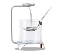Electronic Balance Specific Gravity Stand with Thermometer for Density Determination of Liquids and Solids in Laboratory, Suitable for Accurate Measurement