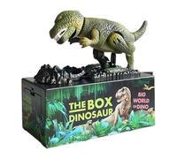 Electronic Bank for Thes, Monetary Bank for The - Dinosaur Statue Cash Box - Bank of Electronic Musical for Ages 3 Years and Over Cartoon Status for Dec